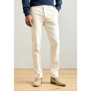 XRb`Ah\[_ Y T_ V[Y CORE MOTT TAILORED - Chinos - off white melange