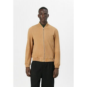 {X Y T_ V[Y MULLER - Leather jacket - medium beige