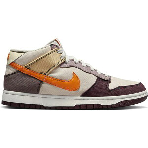 Nike �i�C�L �����Y �X�j�[�J�[ �yNike Dunk Mid Coconut Milk Plum Orange�z �T�C�Y US_8.5(26.5cm) Coconut Milk/Celestial Gold/Plum Eclipse/Vivid Orange