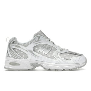 New Balance �j���[�o�����X �����Y �X�j�[�J�[ �yNew Balance 530 Silver Metallic Polka Dots�z �T�C�Y US_5(23.0cm) White/Silver Metallic