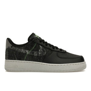 Nike �i�C�L �����Y �X�j�[�J�[ �yNike Air Force 1 Low '07 LV8 Black Electric Green�z �T�C�Y US_7.5(25.5cm) Black/Electric Green/Light Bone/Clear