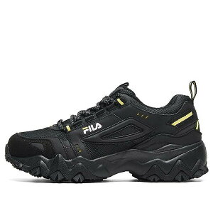 FILA �t�B�� ���f�B�[�X �X�j�[�J�[ �y(WMNS) FILA Oakmont Low Running Shoes Black F12W011115ABK�z �T�C�Y US_5.5(22.5cm)