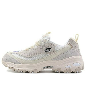 Skechers �X�P�b�`���[�Y ���f�B�[�X �X�j�[�J�[ �y(WMNS) Skechers D'Lites Low-Top Running Shoes White 13147-OFWT�z �T�C�Y US_5.5(22.5cm)