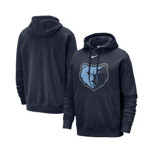 �i�C�L �����Y �p�[�J�[�E�X�E�F�b�g�V���c �A�E�^�[ Men's Navy Memphis Grizzlies Essential Logo Club Pullover Hoodie Navy