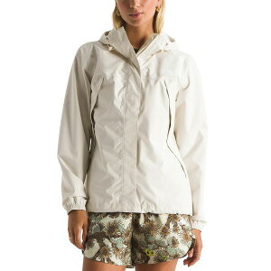 �m�[�X�t�F�C�X ���f�B�[�X �W���P�b�g���u���]�� �A�E�^�[ Women's Antora Hooded Rain Jacket White Dune