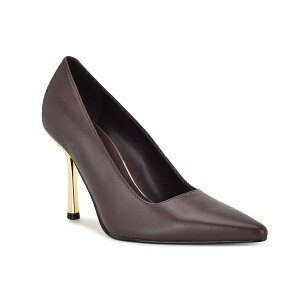 iCEFXg fB[X q[ V[Y Women's Jamiey Slip-On Stiletto Pumps Dark Wine Leather