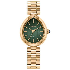 �V�`�Y�� ���f�B�[�X �r���v �A�N�Z�T���[ Women's Eco-Drive Classic Rainell Rose Gold-Tone Stainless Steel Bracelet Watch, 26mm Rose-Gold