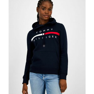 g~[ qtBK[ fB[X p[J[EXEFbgVc AE^[ Women's Embroidered Logo Hooded Sweatshirt Sky Captain
