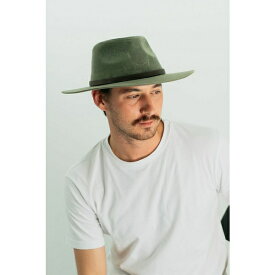 ピーターグリム メンズ 帽子 アクセサリー Braxton Cotton Canvas Wide Brim Hat Olive
