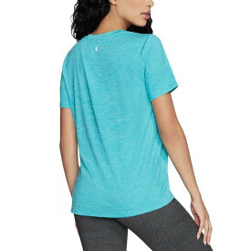 スケッチャーズ レディース Tシャツ トップス Women's Active GO DRI&reg; SWIFT Short-Sleeve T-Shirt Capri Breeze / Water Ballet