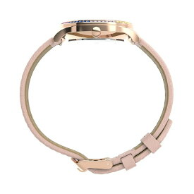 タイメックス レディース 腕時計 アクセサリー Women's Quartz Analog Premium Dress Leather Pink Watch 32mm Pink