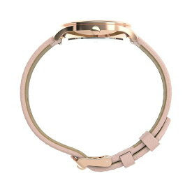 タイメックス レディース 腕時計 アクセサリー Women's Quartz Analog Easy Reader Leather Pink Watch 32mm Pink