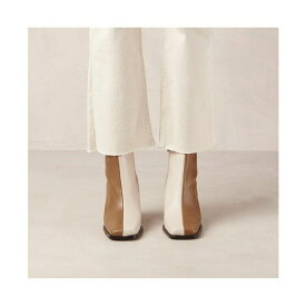 アロハス レディース ブーツ シューズ Women's South Leather Ankle Boots Camel beige