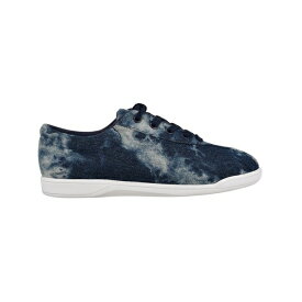 イージースピリット レディース スニーカー シューズ Women's Ap Casual Lace-Up Walking Sneakers Denim Tie Dye