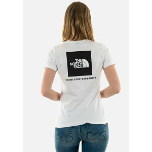 m[XtFCX fB[X TVc gbvX BOX SLIM TEE - Print T-shirt - tnf white