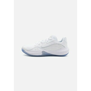 A_[A[}[ Y oXPbg{[ X|[c LOCKDOWN 7 LOW - Basketball shoes - white/metallic silver