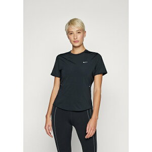 iCL fB[X tBbglX X|[c SWIFT TOP - Sports T-shirt - black/reflective silver