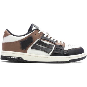 AMIRI �A�~�� �����Y �X�j�[�J�[ �yAMIRI Skel Top Low Black Brown�z �T�C�Y US_8(26.0cm) Black/Brown