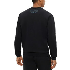 ヒューゴボス メンズ パーカー・スウェットシャツ アウター Men's BOSS x Los Angeles Chargers NFL Sweatshirt Black