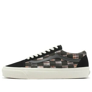 Vans �o���Y �����Y �X�j�[�J�[ �yVans Old Skool 36 DX Checkerboard 'Black' VN0A4BVQJ4E�z �T�C�Y US_6(24.0cm)