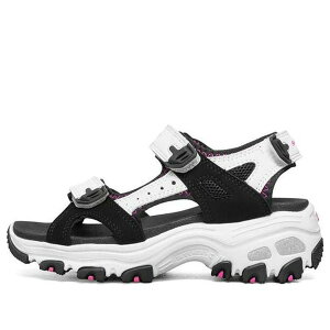 Skechers �X�P�b�`���[�Y �����Y �X�j�[�J�[ �ySkechers D'lites Sandal K Black/White 664133L-BKW�z �T�C�Y US_M_N/A