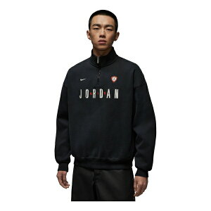 Jordan �W���[�_�� �����Y �X�j�[�J�[ �yJordan Flight Graphic Fleece 1/4-Zip Top 'Black Sail' IF1817-010�z �T�C�Y US_M_S