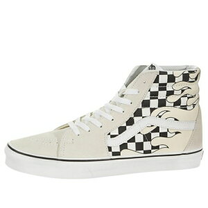 Vans �o���Y �����Y �X�j�[�J�[ �yVans SK8-HI 'Checkerboard Flame' VN0A38GERX7�z �T�C�Y US_5(23.0cm)