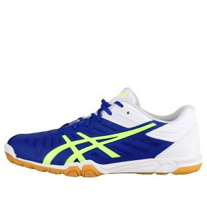 ASICS �A�V�b�N�X �����Y �X�j�[�J�[ �yASICS Attack Excounter 2 'Blue Safety Yellow' 1073A002-400�z �T�C�Y US_5.5(23.5cm)