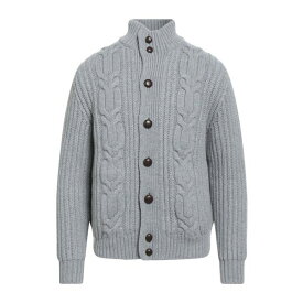 【送料無料】 マロ メンズ カーディガン アウター Cardigans Grey
