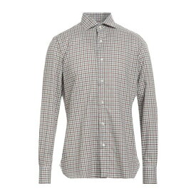 【送料無料】 ルイジ ボレッリ ナポリ メンズ シャツ トップス Shirts Brown