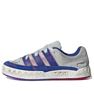 adidas �A�f�B�_�X �����Y �X�j�[�J�[ �yadidas Adimatic x AVENUE & SON 'White Blue' IG3300�z �T�C�Y US_M_4.5