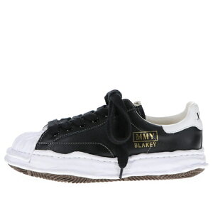 Maison MIHARA YASUHIRO �~�n�����X�q�� �����Y �X�j�[�J�[ �yMaison MIHARA YASUHIRO BLAKEY OG Sole Leather Low-top Sneaker 'White Black' A06FW702-BLK�z �T�C�Y US_8(26.0cm)