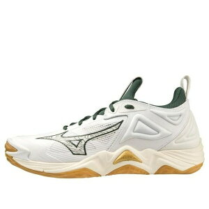 Mizuno ~Ym Y Xj[J[ yMizuno Wave Momentum 3 'White Green Gold' V1GA231244z TCY US_9(27.0cm)