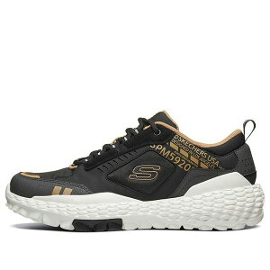 Skechers �X�P�b�`���[�Y �����Y �X�j�[�J�[ �ySkechers Monster Low-Top Sneakers Black/Gold 51715-BLK�z �T�C�Y US_8(26.0cm)