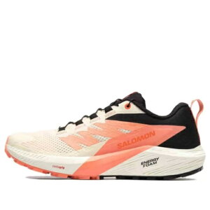 SALOMON �T������ ���f�B�[�X �X�j�[�J�[ Cream White/Orange/Black �y(WMNS) Salomon Sense Ride 5 'Cream White Orange' 478087�z �T�C�Y US_7.5(24.5cm)