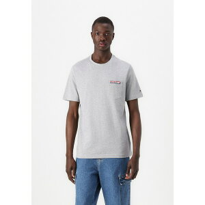 g~[ qtBK[ Y T_ V[Y AMERICANA MONOTYPE POCKET TEE - Basic T-shirt - light grey heather