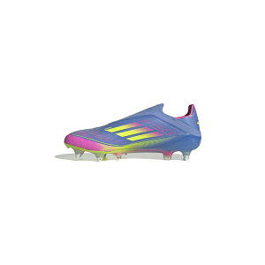 AfB_X Y u[c V[Y F50 ELITE LACELESS SOFT GROUND - Moulded stud football boots - blue fusion lucid lemon lucid pink