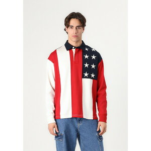 g~[ qtBK[ Y T_ V[Y AMERICANA FLAG RUGBY UNISEX - Sweatshirt - desert sky