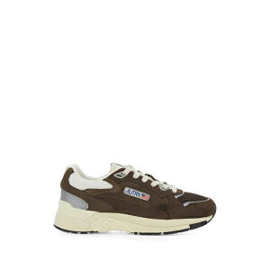 �I�[�g���[ �����Y �X�j�[�J�[ �V���[�Y Hyperway suede-panelled sneakers Brown