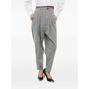 �W���� ���b�`�����h ���f�B�[�X �J�W���A���p���c �{�g���X Pinstripe-pattern pleated trousers Grey