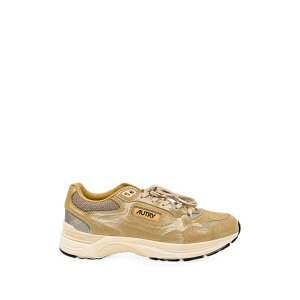 �I�[�g���[ ���f�B�[�X �X�j�[�J�[ �V���[�Y Hyperway sneakers in yellow and silver suede Yellow