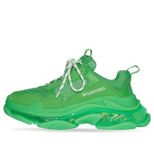 Balenciaga �o�����V�A�K �����Y �X�j�[�J�[ �yBalenciaga Triple S Sneaker 'Clear Sole Green' 541624W2GA13510�z �T�C�Y US_7(25.0cm)