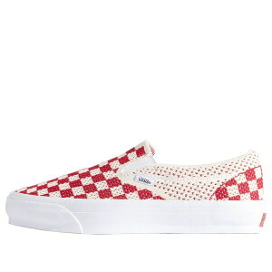 Vans �o���Y �����Y �X�j�[�J�[ �yVans Premium Slip-on EK 'Red Checkerboard' VN000EG1CIS1�z �T�C�Y US_M_4.5