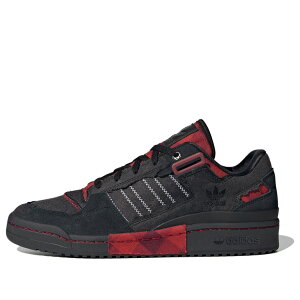 adidas �A�f�B�_�X �����Y �X�j�[�J�[ �yadidas originals Forum Exhibit Low 'Black Red' HQ8417�z �T�C�Y US_11(29.0cm)