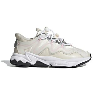 adidas �A�f�B�_�X ���f�B�[�X �X�j�[�J�[ �yadidas Ozweego Plus Chalk White Pink (Women's)�z �T�C�Y US_8(25.0cm) Chalk White/Clear Pink/Silver Metallic