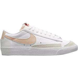 Nike �i�C�L ���f�B�[�X �X�j�[�J�[ �yNike Blazer Low 77 Pale Coral (Women's)�z �T�C�Y US_W_10 White/Pale Coral/Black/Rattan