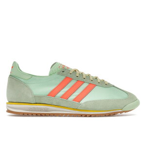 adidas �A�f�B�_�X ���f�B�[�X �X�j�[�J�[ �yadidas SL 72 OG Semi Green Spark Solar Orange (Women's)�z �T�C�Y US_8(25.0cm) Semi Green Spark/Solar Orange/Off White