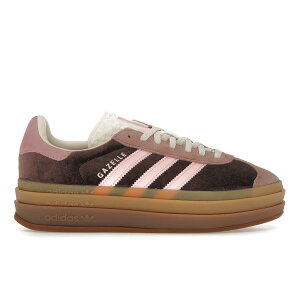 adidas �A�f�B�_�X ���f�B�[�X �X�j�[�J�[ �yadidas Gazelle Bold Shadow Brown Warm Clay Glow Pink (Women's)�z �T�C�Y US_6.5(23.5cm) Shadow Brown/Warm Clay/Glow Pink