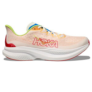 Hoka One One �z�J�I�l�I�l �����Y �X�j�[�J�[ �yHoka One One Mach 6 White Solar Flare�z �T�C�Y US_8(26.0cm) White/Solar Flare