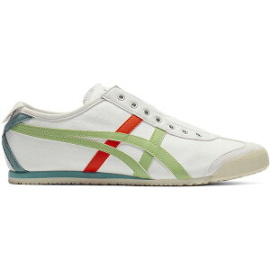 Onitsuka Tiger �I�j�c�J�^�C�K�[ �����Y �X�j�[�J�[ �yOnitsuka Tiger Mexico 66 Slip-On White Jade Orange�z �T�C�Y US_5(23.0cm) White/Jade